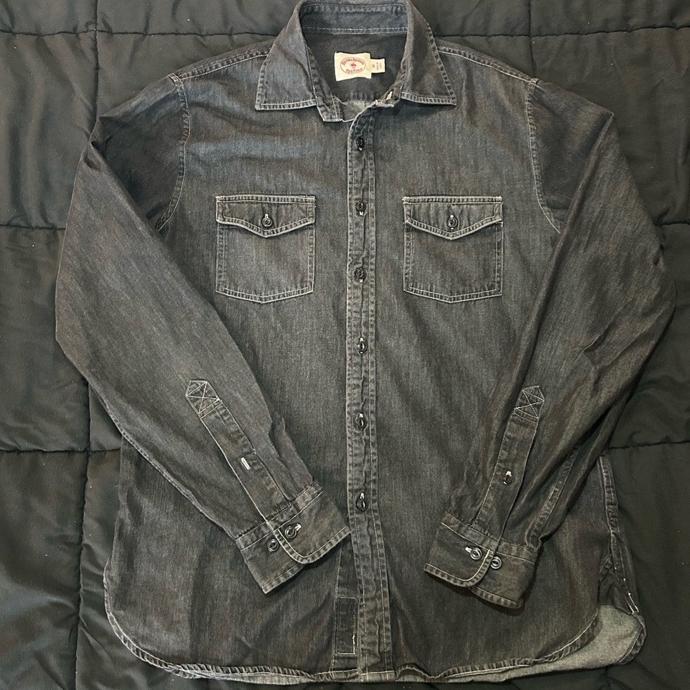 Brooks Brothers Charcoal Button-Up Shirt